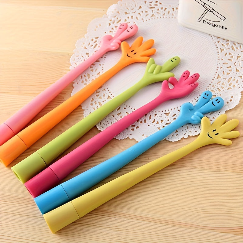10pcs Fun Bendable Finger Ballpoint Pens - Creative Office Supplies & Craft Gift Set