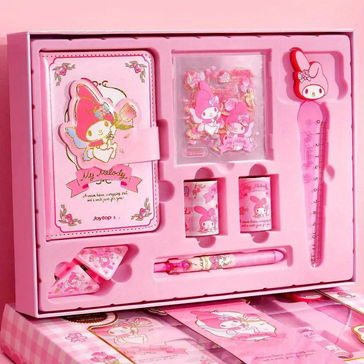 Sanrio for hello kitty & Friends Office & Study Supplies Set - Includes Notebook, Ruler
