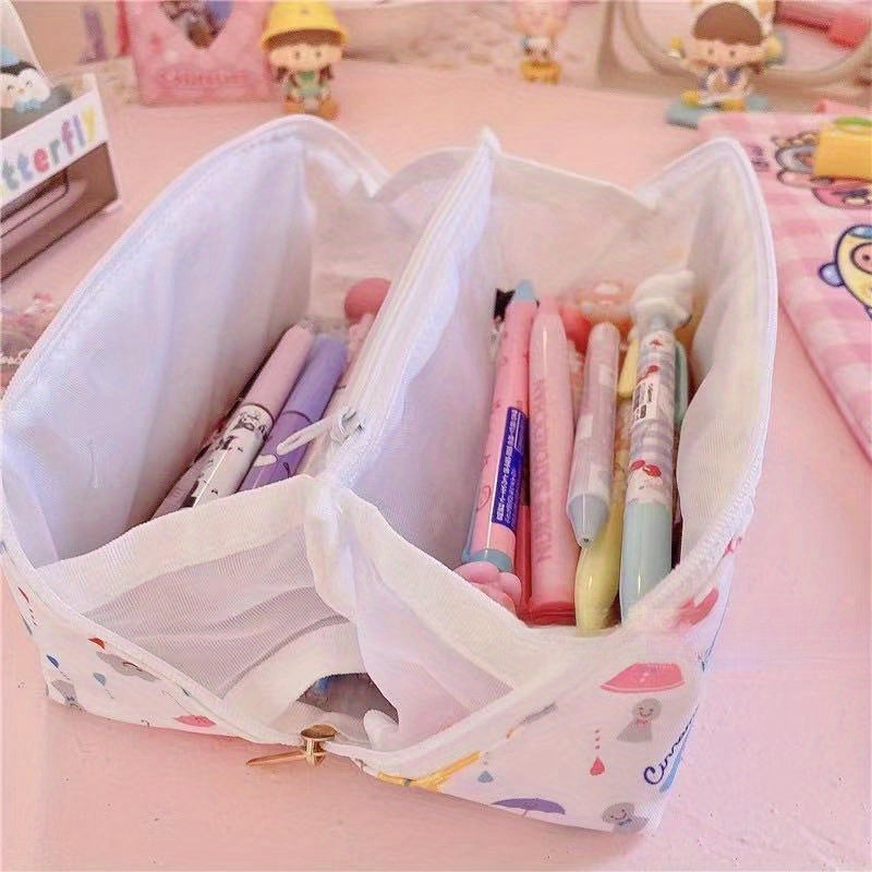 Clow Double-Layer Three-Dimensional Pencil Cinnamon Meilti Storage Bag Large Capacity Cute