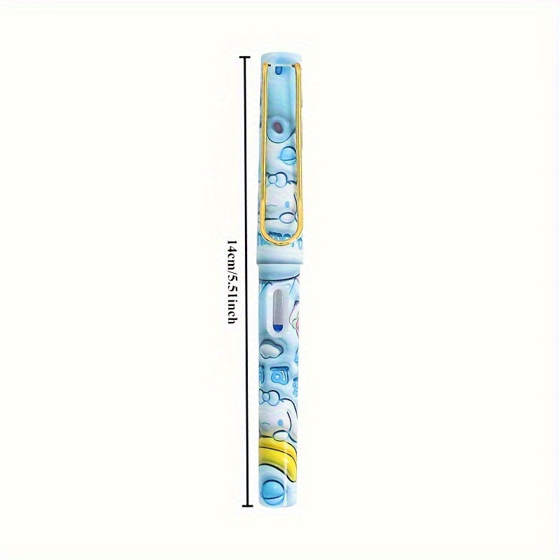 Sanrio 6pcs Thermal Erasable Fountain Pens High-End Instagram Pens Insulated Pens for School