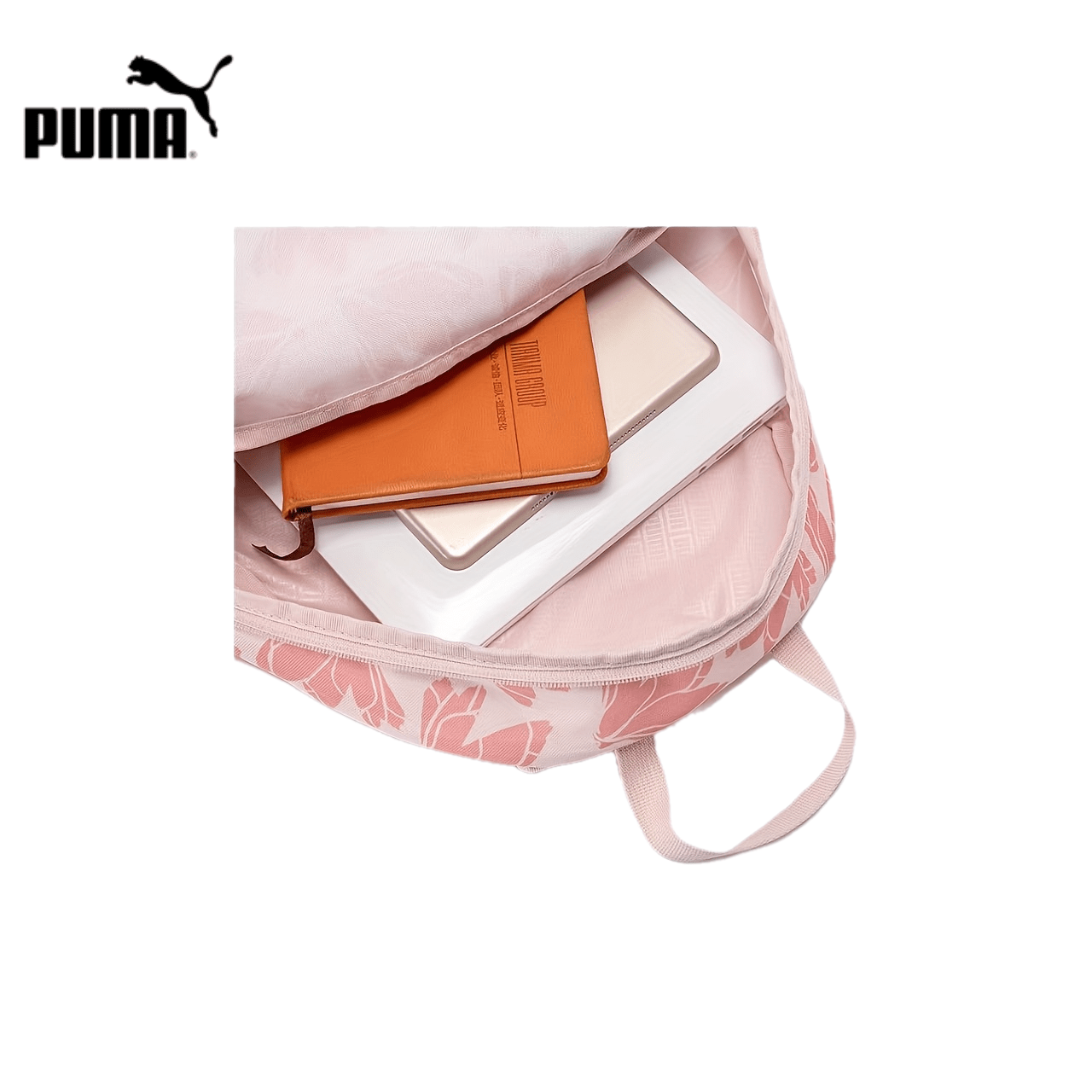 PUMA Women'S Large Capacity Backpack - Pastel Pink Backpack with Zipper Closure