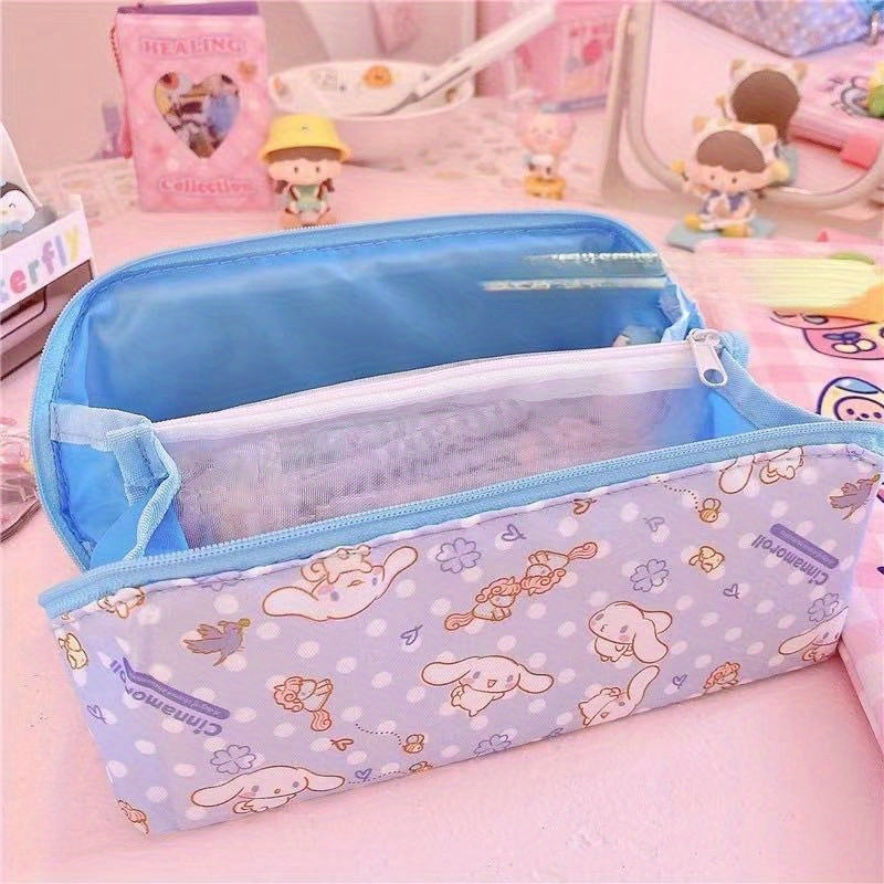 Clow Double-Layer Three-Dimensional Pencil Cinnamon Meilti Storage Bag Large Capacity Cute