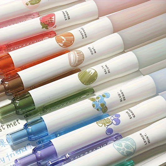 8-Pack Gel Pens 8-Pack Quick-Drying Colors Gel Pens Set