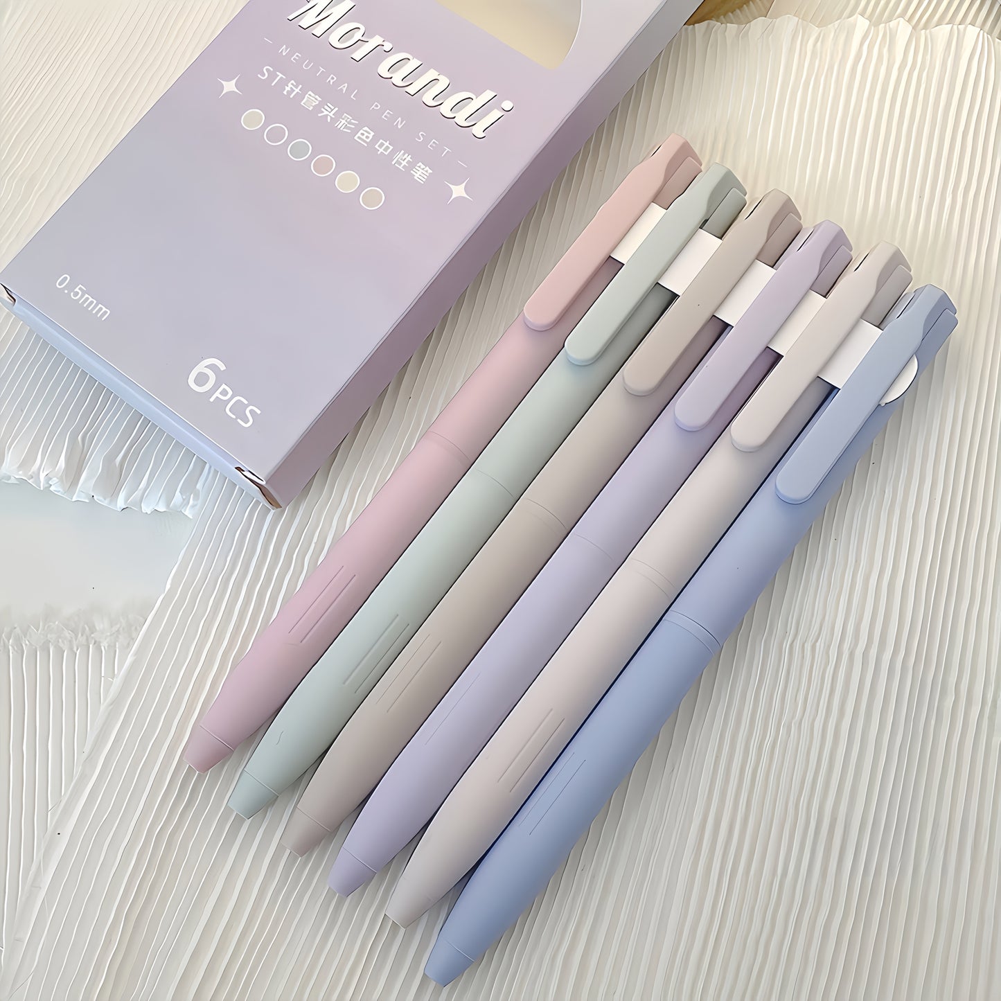 Aesthetics Bible Highlighter Ballpoint Pen Set, No Ink Bleed