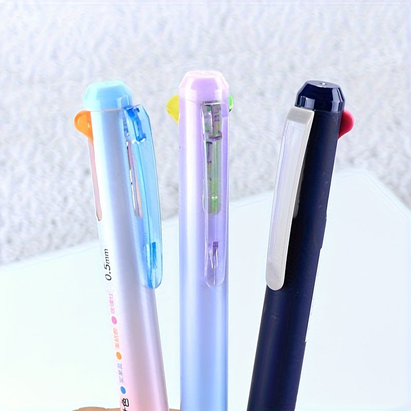 6pcs Fine Point Gel Pens 6pcs Fine Point 0.5mm Click Gel Pens