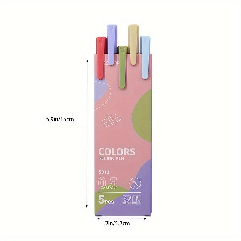 30pcs, 30pcs 0.5mm Colored Ink Gel Pens Set Morandi Macaron Color