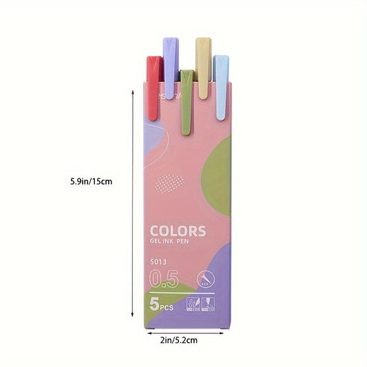 30pcs, 30pcs 0.5mm Colored Ink Gel Pens Set Morandi Macaron Color