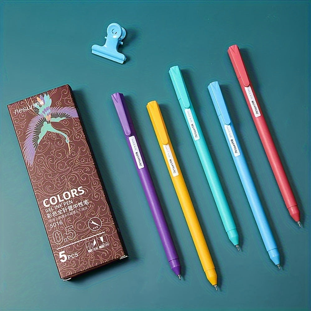 30pcs, 30pcs 0.5mm Colored Ink Gel Pens Set Morandi Macaron Color