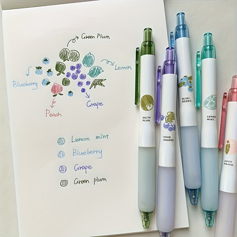 8-Pack Gel Pens 8-Pack Quick-Drying Colors Gel Pens Set