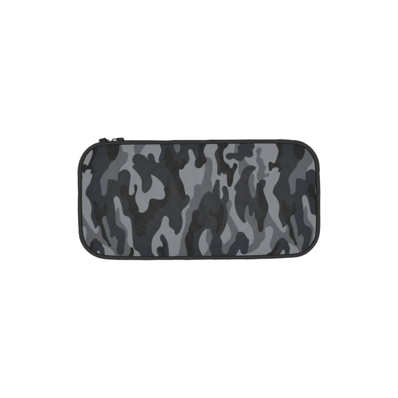 Large Capacity Camouflage Pencil Case with Multi-Compartment Organizer - Durable Zippered School