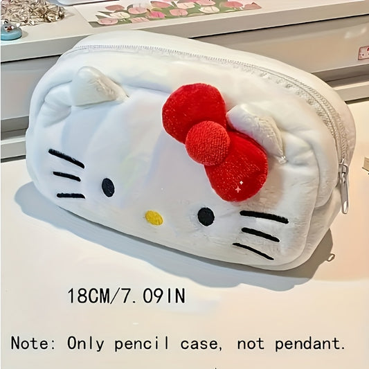 1pc Sanrio Hollow Kitty Compact Portable Pencil Case Stationery Organizer Pen Holder