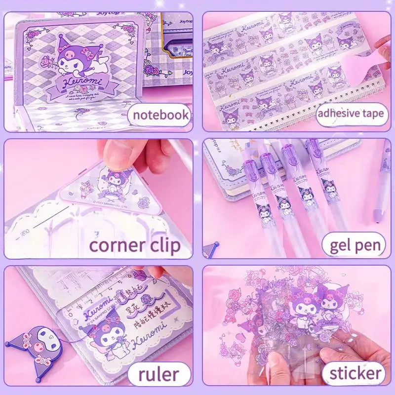 Sanrio for hello kitty & Friends Office & Study Supplies Set - Includes Notebook, Ruler