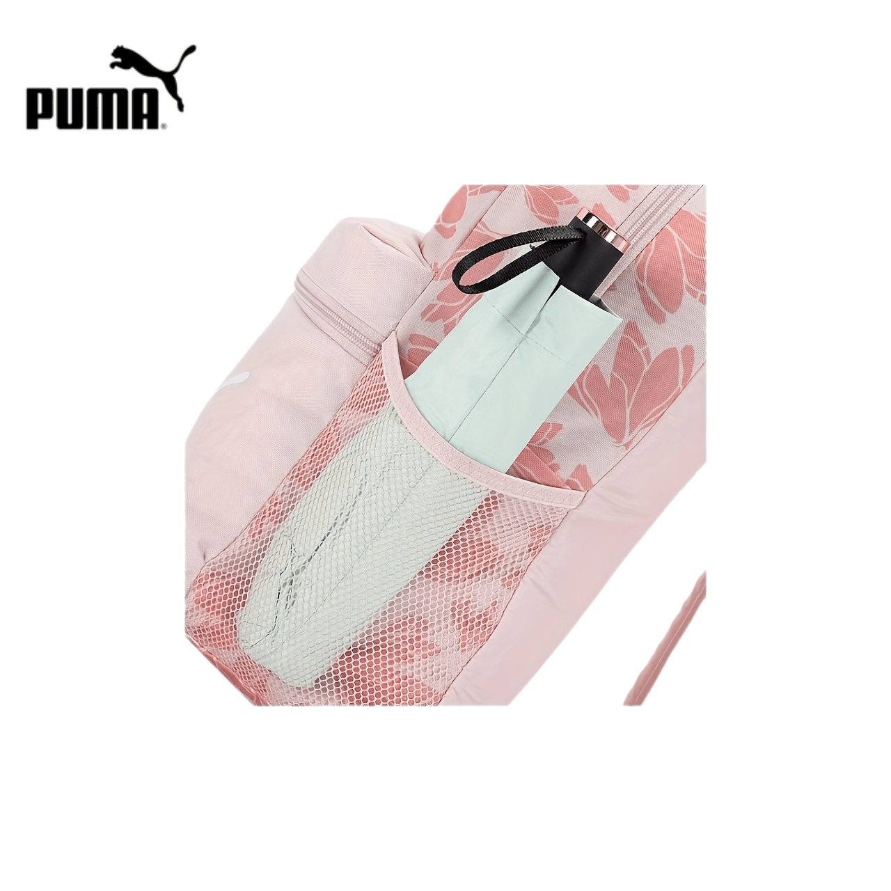 PUMA Women'S Large Capacity Backpack - Pastel Pink Backpack with Zipper Closure