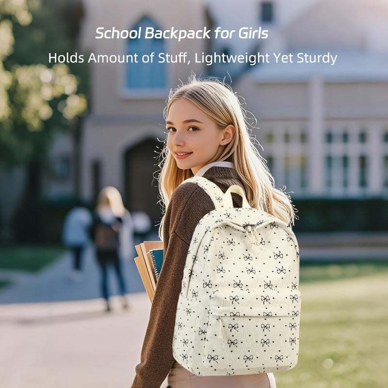 Lightweight School Backpack for Teens Girls & Women - Large Capacity 15.6 Inch Laptop Bag with 15.6\