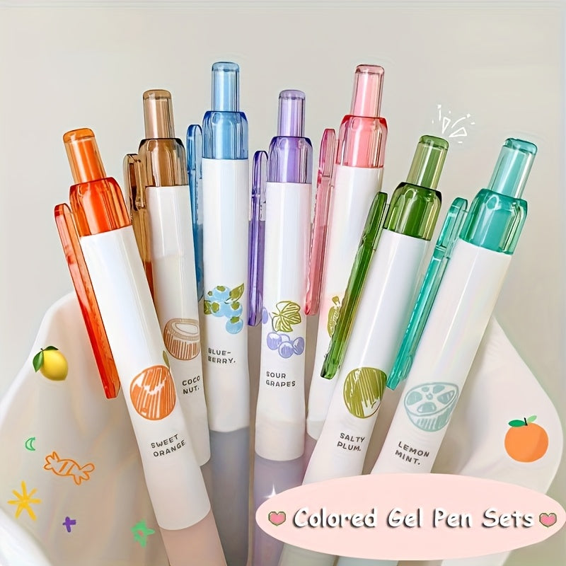 8-Pack Gel Pens 8-Pack Quick-Drying Colors Gel Pens Set