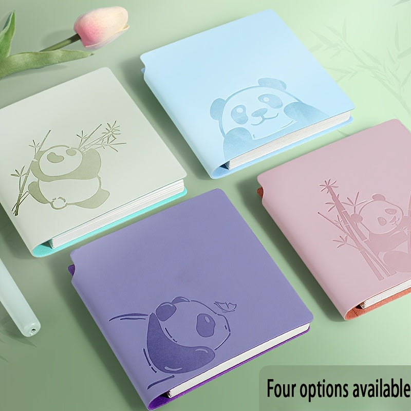 1set Cute Panda Notebook 1set Super Cute Panda Square Small Notebook