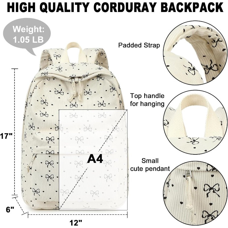 Lightweight School Backpack for Teens Girls & Women - Large Capacity 15.6 Inch Laptop Bag with 15.6\