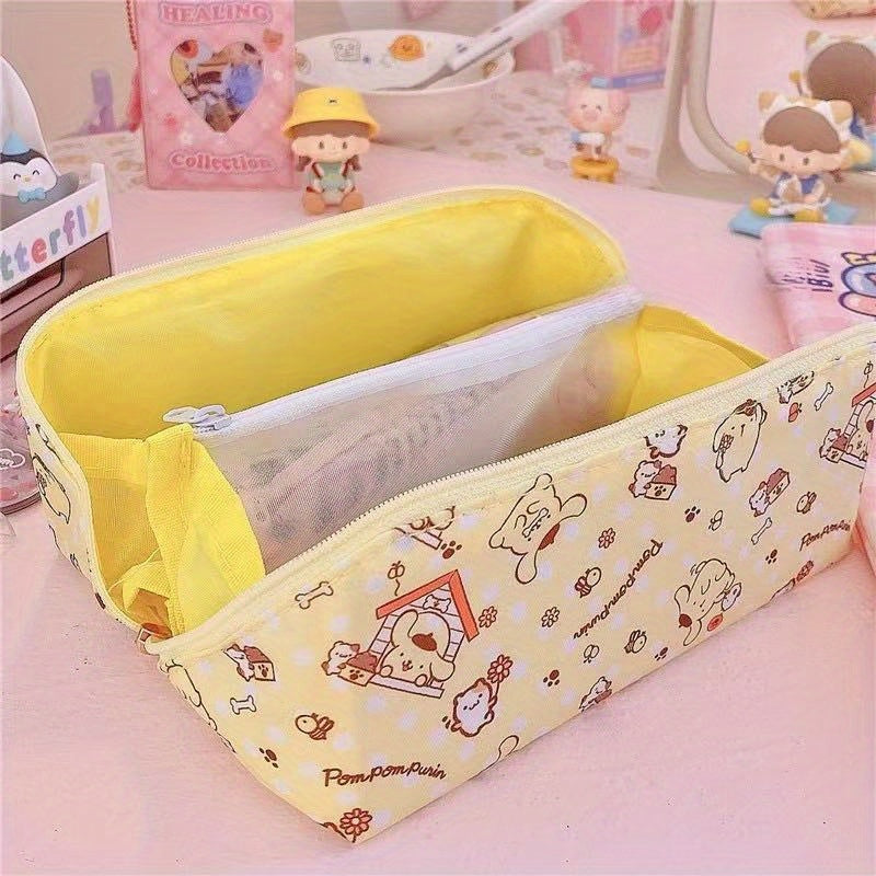 Clow Double-Layer Three-Dimensional Pencil Cinnamon Meilti Storage Bag Large Capacity Cute