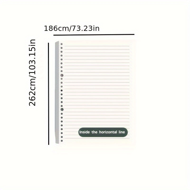 5pcs Stylish B5 Notebook 5pcs Stylish Non-Slip Detachable B5 Ring Notebook