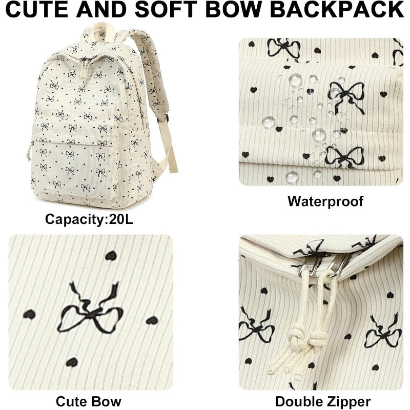 Lightweight School Backpack for Teens Girls & Women - Large Capacity 15.6 Inch Laptop Bag with 15.6\
