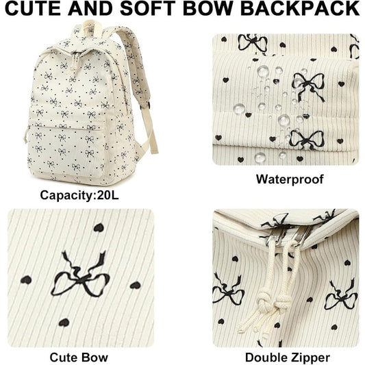 Lightweight School Backpack for Teens Girls & Women - Large Capacity 15.6 Inch Laptop Bag with 15.6\